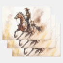 Recherche de mustang papier cadeau Cowboy