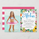 Recherche de luau anniversaire invitations Floral