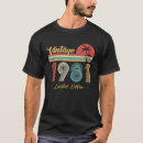 Recherche de limited edition 1981 tshirts Anniversaire