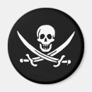 Recherche de drapeaux croisés magnets Pirates