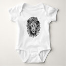 Recherche de tête de lion bébé vêtements Abstrait