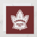 Recherche de fierté canadienne vœux cartes Feuille