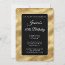 Recherche de black and gold foil invitations Brillant