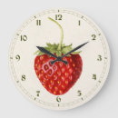 Recherche de fraises horloges Aquarelle