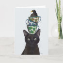 Recherche de le chat noir vœux cartes Chats noirs mignons
