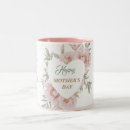 Recherche de vert rose tasses Fleurs de printemps
