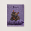 Recherche de chaton noir puzzles Dessin