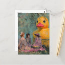 Recherche de canard en caoutchouc cartes postales Ai généré