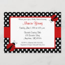 Recherche de insecte de dame invitations Noir