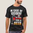 Recherche de groupe sanguin tshirts Bière