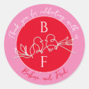 Recherche de rose rouge simple autocollants Contemporain