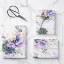 Recherche de succulents papier cadeau Vert sauge