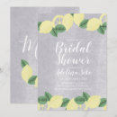 Recherche de lemon bridal shower invitations Botanique