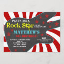 Recherche de rock star invitations Rock and roll