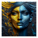 Recherche de visage abstrait art Dessin