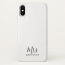 Recherche de modern wedding iphone coques Monogramme