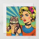 Recherche de rétro chat vœux cartes Amoureux des chats