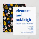 Recherche de jaune et noir mariage invitations Botanique