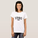 Recherche de est 1990 vêtements Anniversaire
