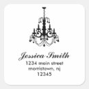 Recherche de monogramme vintage autocollants Nom