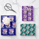 Recherche de lapin heureux papier cadeau Pour elle