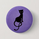 Recherche de chat noir badges Cool