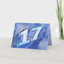 Recherche de 17ème anniversaire cartes Bleu
