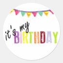 Recherche de son mon anniversaire autocollants Fête d'anniversaire