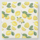 Recherche de tranche citron de dessous de verres Nourriture