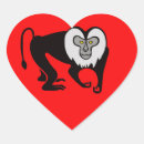 Recherche de singe rouge autocollants Faune