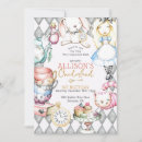 Recherche de onederland invitations Fête du thé