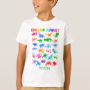 Recherche de dino tshirts Alphabet
