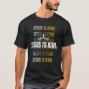 Recherche de jésus est mon roi tshirts Christianisme