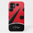 Recherche de coccinelle mignonne iphone coques Rouge