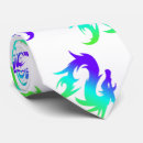 Recherche de dragons chinois cravates Dragon bleu