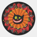Recherche de visage de chat autocollants Heureux halloween