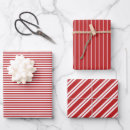 Recherche de red stripes papier cadeau Rayures