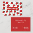Recherche de fraises rouges cartes visite Pour elle