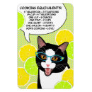 Recherche de chef de chat magnets Cuisson