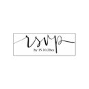 Recherche de timbre de rsvp Typographie