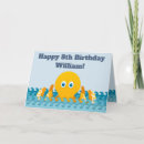 Recherche de poulpe anniversaire cartes Enfants