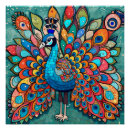 Recherche de paon posters Contemporain