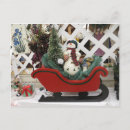 Recherche de décoration sur noël cartes postales Traîneau