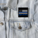 Recherche de ligne bleue badges Police