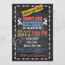 Recherche de chalkboard anniversaire invitations Tableau