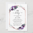 Recherche de violet baby shower invitations Script