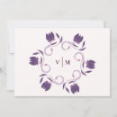 Recherche de paisley invitations Violet