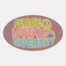 Recherche de peace autocollants Coloré
