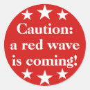 Recherche de vague rouge autocollants Politique