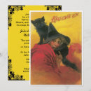 Recherche de chat noir vintage halloween invitations Toute personne